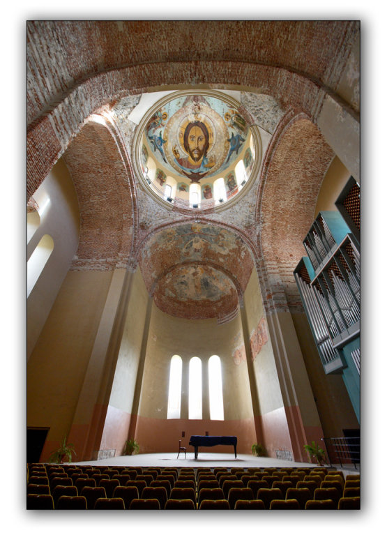 republic of Abkhazia, concert hall inside Pitsunda Cathedral