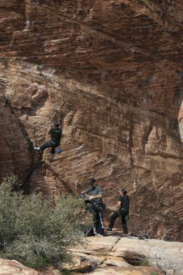 Climbing Cannibal Crag - March 6, 2009