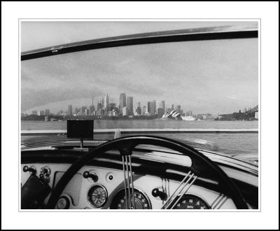 Sydney city in fog, 1993