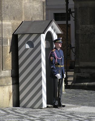 Guard, Prague Castle