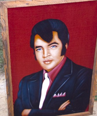 Elvis in Red