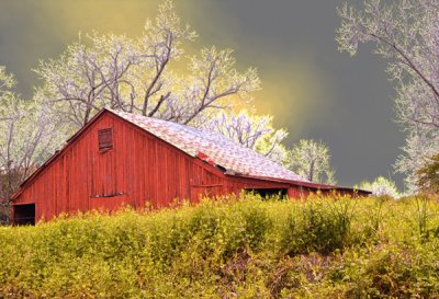 Red Barn at Green Pond