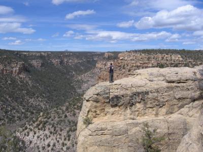 David Looking Over Mesa Verde National Park