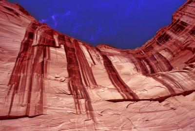 Red Cliffs and Blue Sky