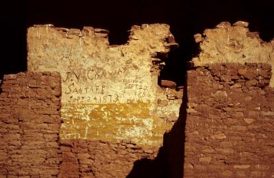 Graffiti from 1873 on White House Ruins