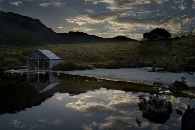 Boat shed on Dove Lake