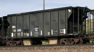 MRL 110089 Ballast Hopper - Blossburg, MT 5/26/09