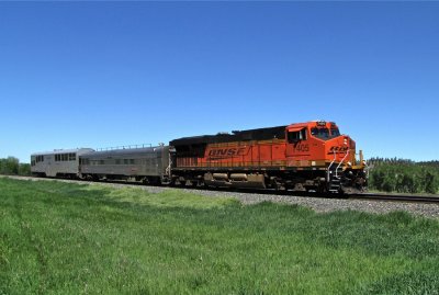 The Z-9 (part of the train symbol) approaching Reed Point, MT. 5/29/09