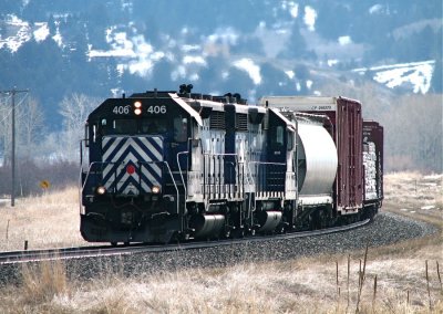 Lastly the local nears Bozeman Siding on the east edge of town. 04/11/08