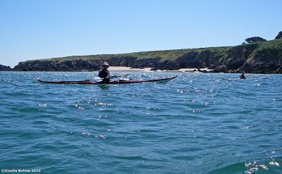 Land in sight! This is Isle d'Houat.