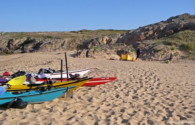 boats and tent