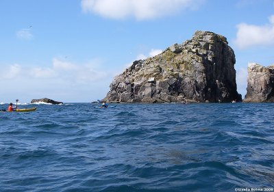 rocks in open sea