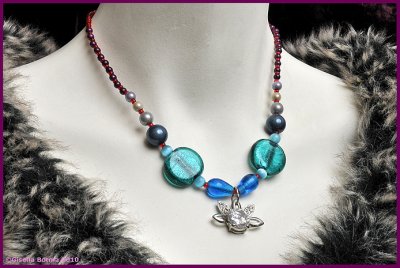 blue glass, miracle 3-D, and swarovski