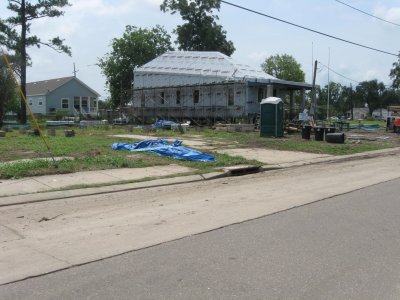 Some Progress in the lower 9th Ward - August 2008