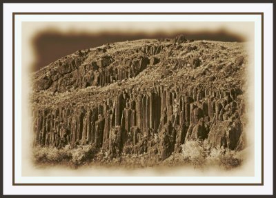 Fluted Rocks, Near Kersley, Infra-red image