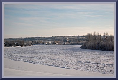 A Frozen Nechako River