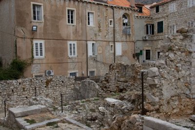 Pustijerna area of Dubrovnik (ruins, medieval houses)