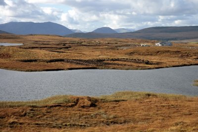 Connemara bog landscape