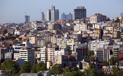Beyoglu skyline