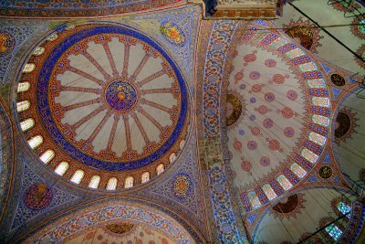 Blue Mosque ceiling