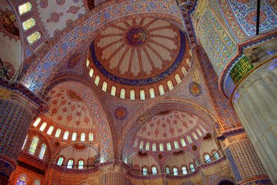 Blue Mosque ceiling