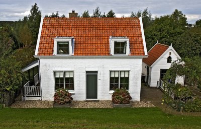 Small house on the dike