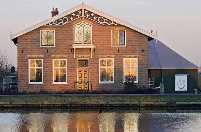 House on the river Kromme Mijdrecht