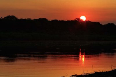 Sunset over the Sabie River