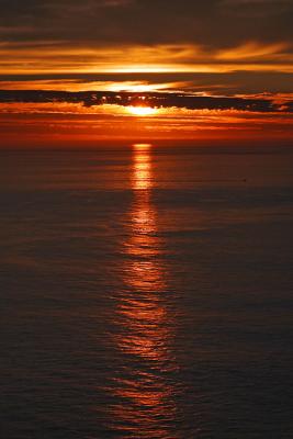 Sunset at Point Sur