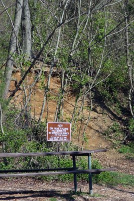 This was the exit from a super steep descent on Belle Isle.