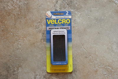 Velcro used to hold radiators and fans