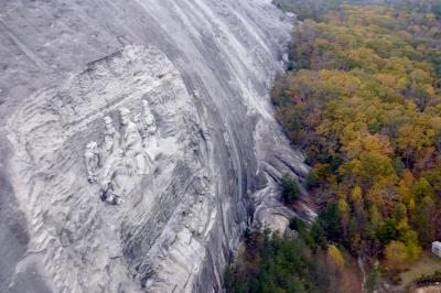Stone Mt. from Overhead