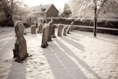 Snow shadows