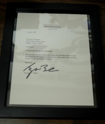 Letter from George Bush!