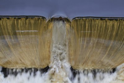 The falls to the mill race.