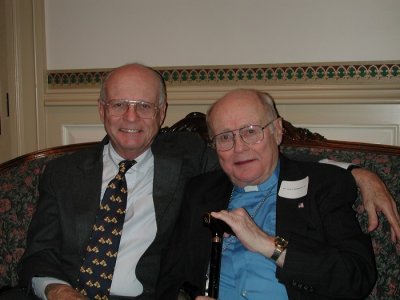 Bill and me, December, 2001 at his 61st Rutgers class reunion.