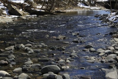 7.  Rocks and ripples.