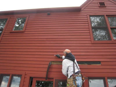 Openig up to check for Water Damage