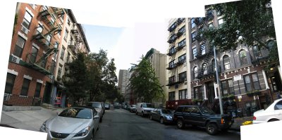 @ E 11th Building @ right  - Where I lived 40 years ago in the East Village when VW beetles cost $1750