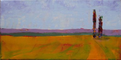 Abstract Landscape 1, 12x24 SOLD