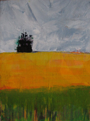Abstract Landscape 7, 12x9 SOLD