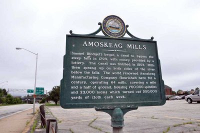 The Amoskeag Mills stood here