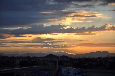 Dawn of a new day at Phoenix Sky Harbor airport