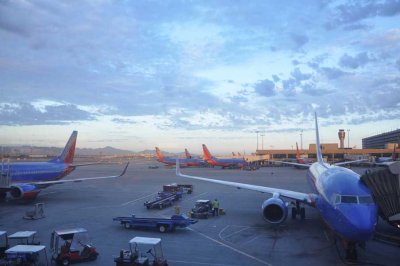 A beautiful day for an airplane ride