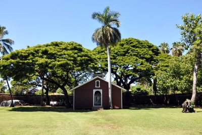 On the historic prison grounds