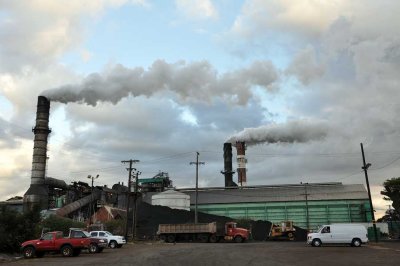 The sugar cane is processed here