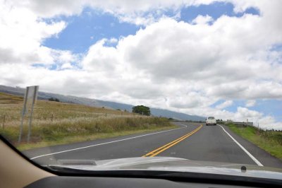 Driving up Haleakala