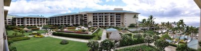 The panoramic view from our lanai