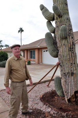 The Doctor assures us that our saguaro will get well