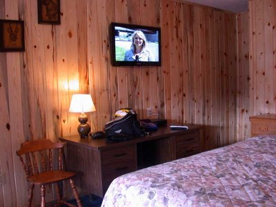 The rooms now have satellite TV and wi-fi